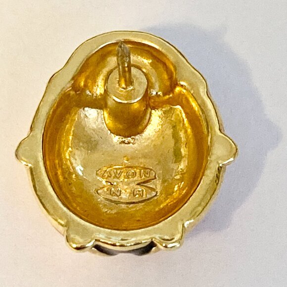 Vintage AVON Love Bug Brooch Pin Ladybug Insect Hearts Enamel Rhinestone Eyes - Picture 7 of 14